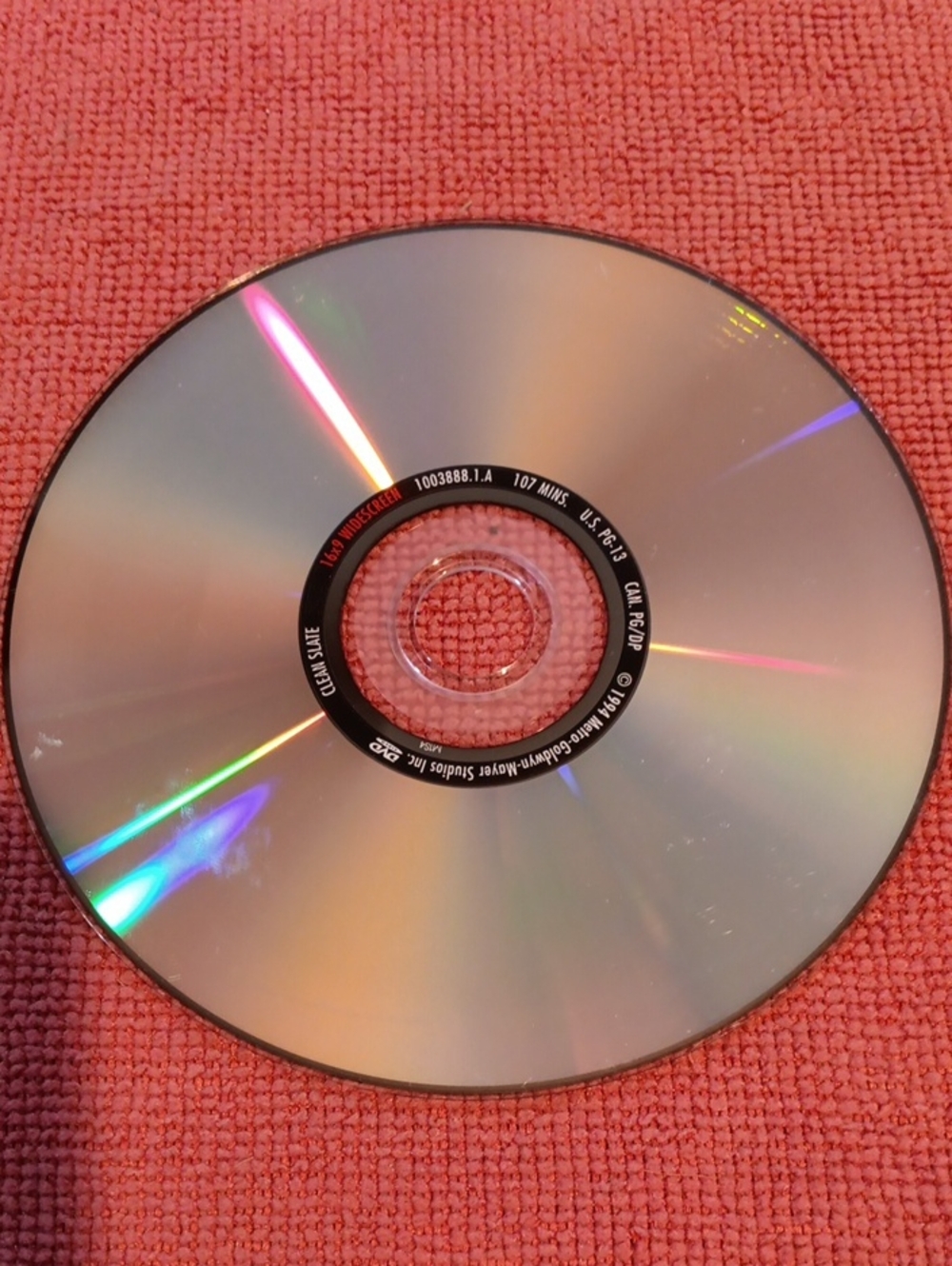 3/$12 Clean Slate DVD (1994) *NO CASE*